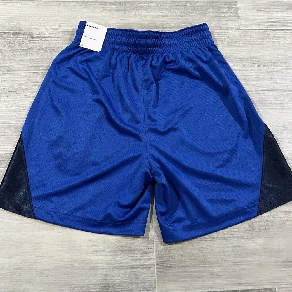 Nike Women's‎ Dri-Fit iSoFly Basketball Shorts Loose DH7363-481 BLUE Size XS